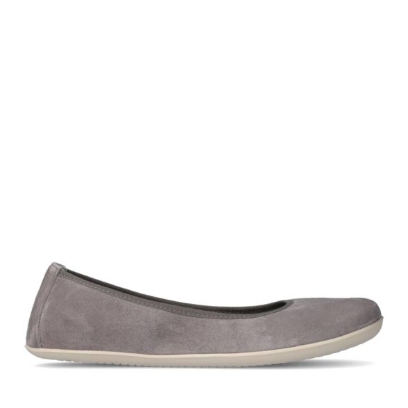 Groundies Lily Soft Grey goatskin leather classic balerinas lightweight barefoot shoes