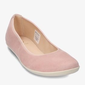 Groundies Lily Light Pink leather classical ballerinas lightweight barefoot shoes
