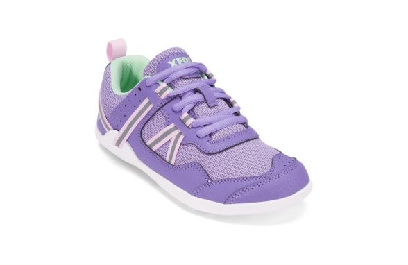 Xero Shoes Prio Youth sports everyday wear laces lilac lightweight barefootshoes