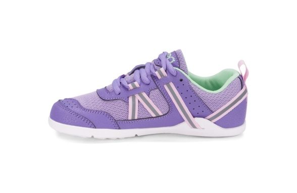 Xero Shoes Prio Youth sports everyday wear laces lilac lightweight barefootshoes