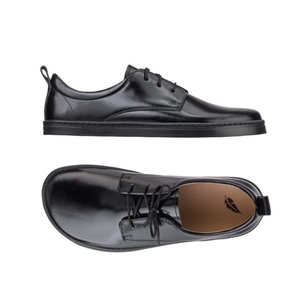 Peerko Smart Boss üleni mustad nahast paeltega kingad paljajalujalanõud