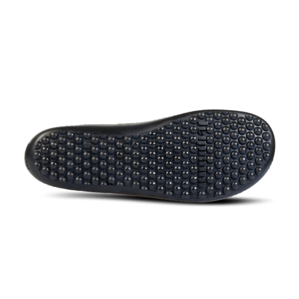 leguano gentle nubuck leather blue black sole laces lightweight barefoot shoes