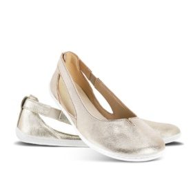 be lenka bellissima 2.0 golden balerinas festive leather barefoot shoes