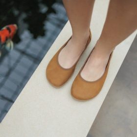 be lenka sophie balerinas leather brown lightweight barefoot shoes