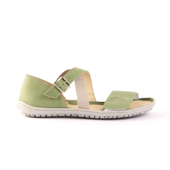 koel isa olive green sandals velcro buckle lightweight barefoot shoes