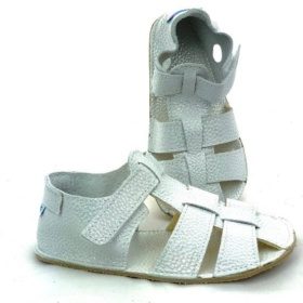 baby bare pearl white sandals kids velcro barefoot shoes