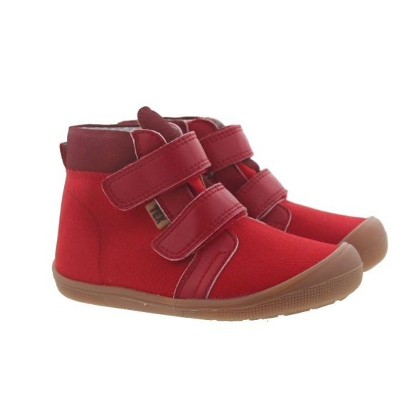 koel darvo vegan red wateproof autumn spring boots velcros barefoot shoes