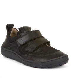 froddo barefoot velour textile all black velcro sneaker barefoot shoes