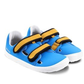 Barefoot zapatillas de niños Be Lenka Xplorer - Blue & Olive Black