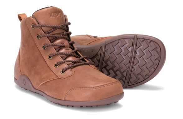 Xero Shoes Denver leather brown pruunid meestesaapad nahast paeltega paljajalujalanõud