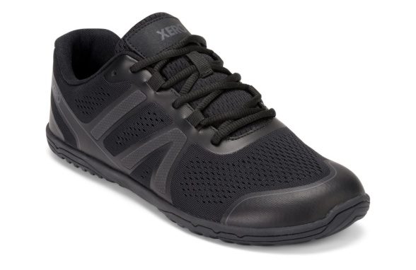 xero shoes HFS II all black training running laces barefoot shoes