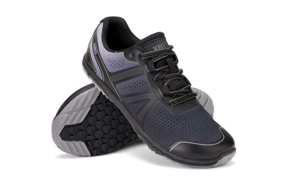 xero shoes HFS II dark grey training running laces barefoot shoes