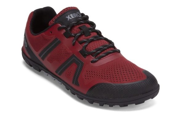 xero shoes mesa trail II red laces running sport workout barefoot shoes lightweight flexible