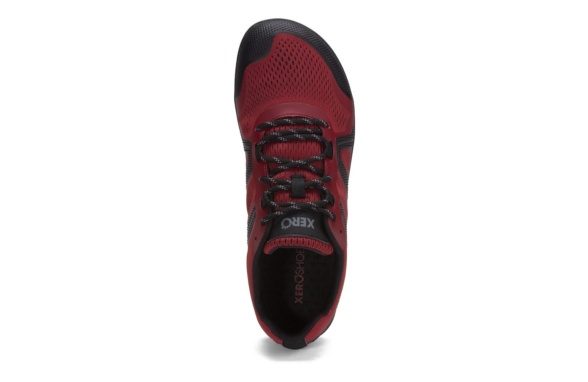 xero shoes mesa trail II red laces running sport workout barefoot shoes lightweight flexible