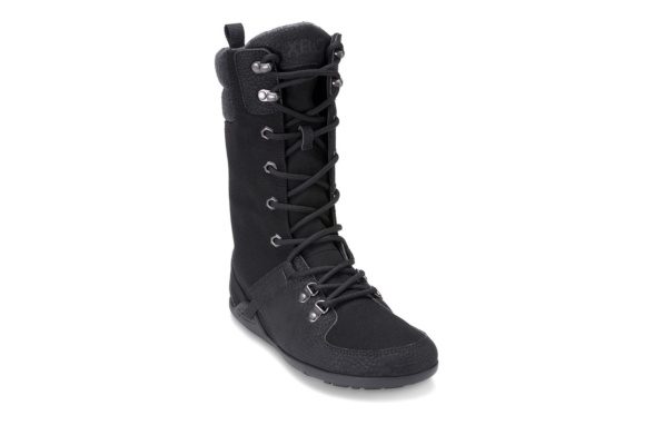 xero shoes mika black laces zipper high boots winter autumn lightweight barefoot shoes