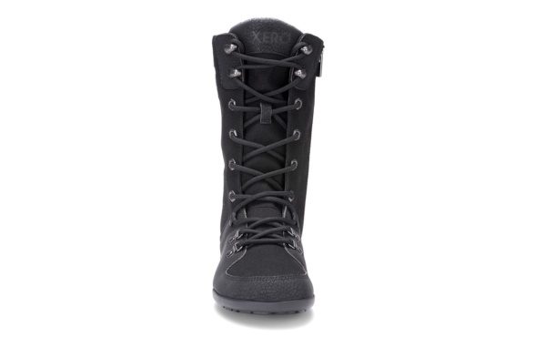 xero shoes mika black laces zipper high boots winter autumn lightweight barefoot shoes