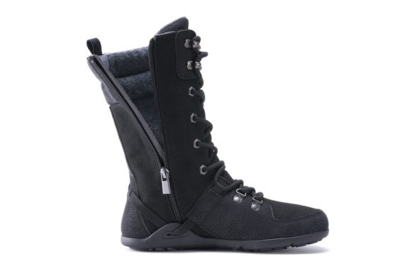 Xero Shoes Mika mustad kõrged saapad talvesaapad flanellvooder kevadsaapad sügissaapad paljajalujalanõud