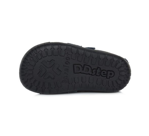 d.d. step leather boots velcro dark blue grey crocodile lightweight flexible barefoot shoes