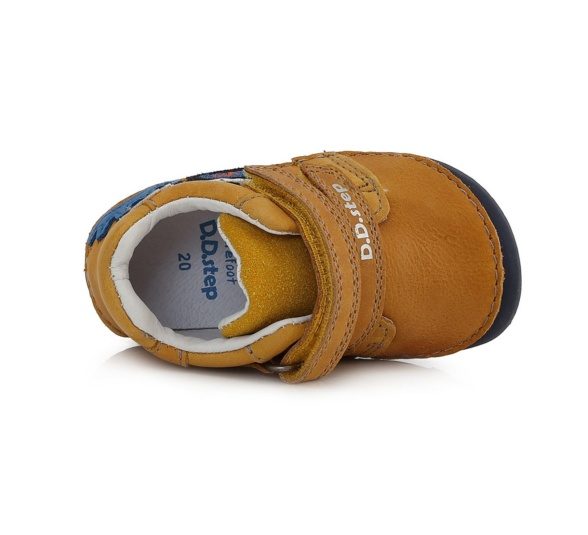 d.d. step leather boots velcro yellow robot lightweight flexible barefoot shoes