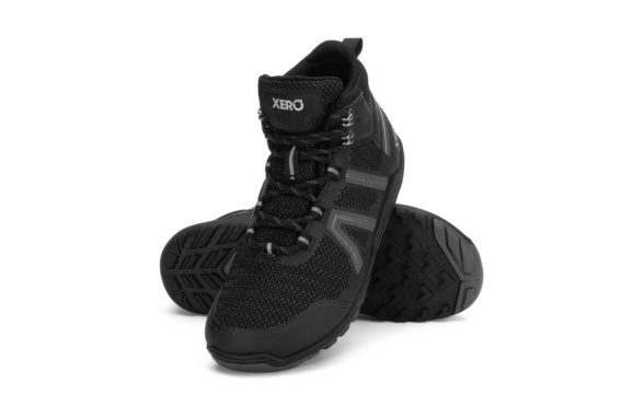 xero shoes xcursion fusion black laces hiking boots water-resistant barefoot shoes lightweight
