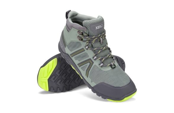 xero shoes xcursion fusion green laces hiking boots water-resistant barefoot shoes lightweight