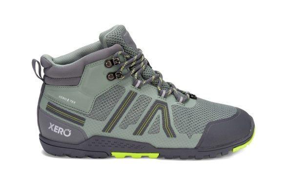 xero shoes xcursion fusion green laces hiking boots water-resistant barefoot shoes lightweight