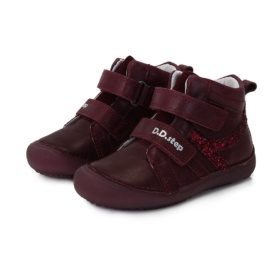 d.d.step dark red autumn boots velcros lightweight flexible barefoot shoes