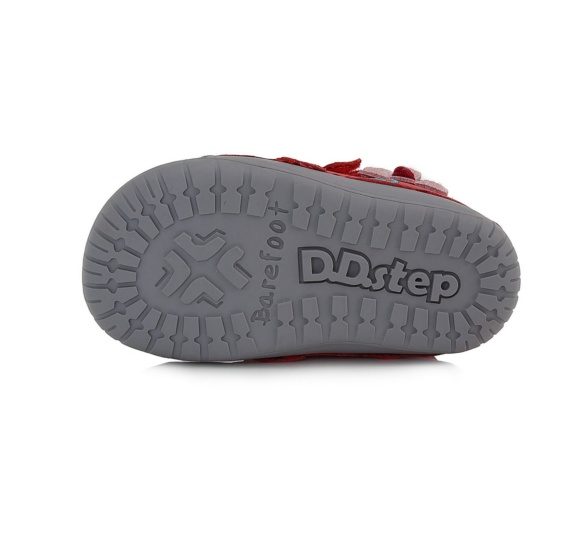 d.d. step leather velcro red flower bee sneakers lightweight flexible barefoot shoes