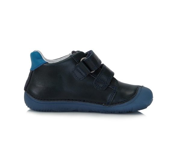 d.d. step leather velcro dark blue sneakers lightweight flexible barefoot shoes