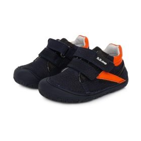 d.d. step leather velcro dark blue sneakers reflector lightweight flexible barefoot shoes