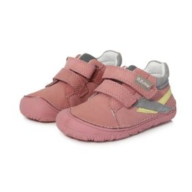 d.d. step leather velcro light pink sneakers lightweight flexible barefoot shoes
