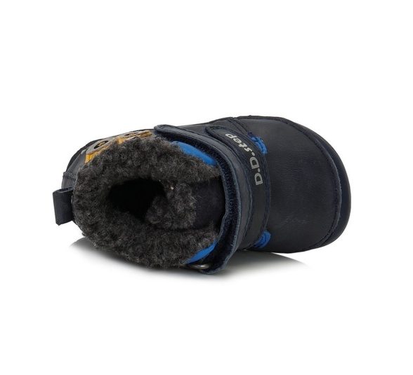 d.d.step royal blue winter boots wool lining velcros rubber soles truck picture lightweight flexible