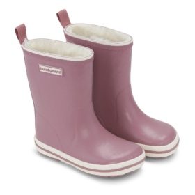bundgaard charly high pink rubber boots warm lining lightweight flexible barefoot shoes