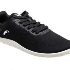 Freet vibe black vegan barefoot sneakers removable insole laces
