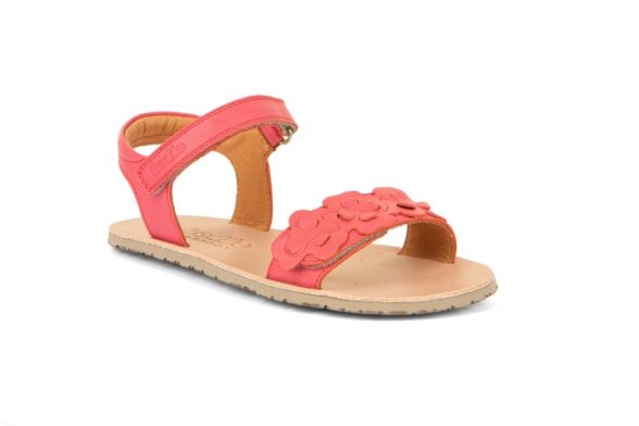 froddo barefoot sandaalid roosat värvi kahe krõpsuga avatud varbaosa
