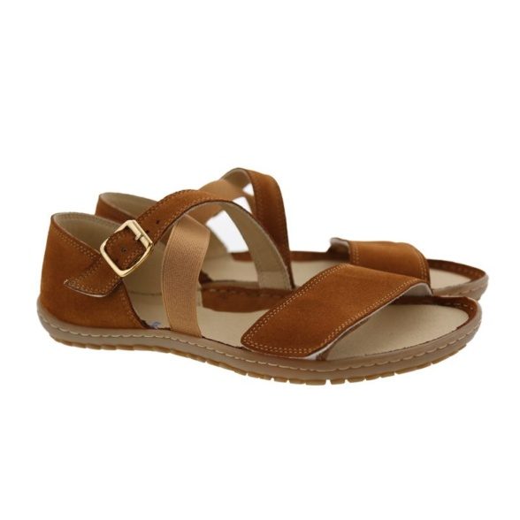 Koel Isa Suede Cognac sandals