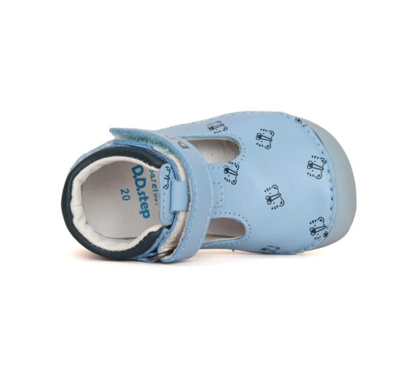 D.D.Step sandals Sky Blue Tiger - Image 4