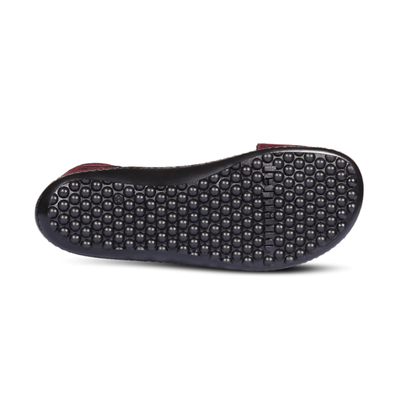 leguano jara bordeaux naiselikud veganmaterjalidest barefoot sandaalid