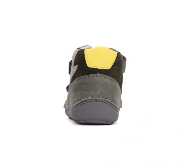 dd step dark grey lightning üleni halli värvi laste barefoot jalanõud sügiseks