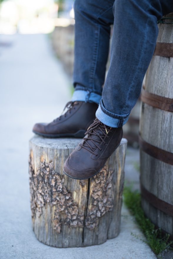 Xero Shoes Denver Leather-Lined Brown men's boots