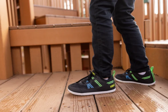 Xero Shoes Prio Youth Black/Lime - Image 11