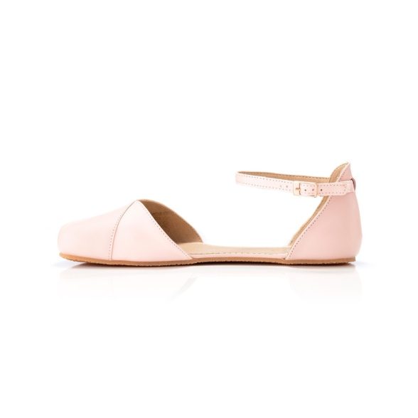 Shapen Poppy Rose pink barefoot shoes with ankle strap barefoot footwear