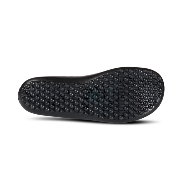 leguano score black üleni musta värvi kootud tekstiilist slip on barefoot jalanõud
