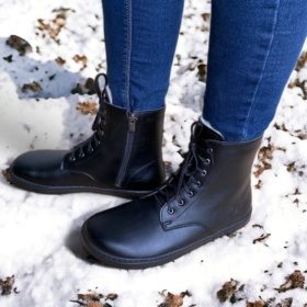 Peerko Zipper Vegan Black winter boots