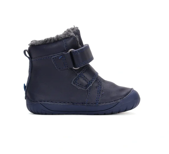 D.D.Step winter boots Royal Blue Dinosaur winter boots - Image 3