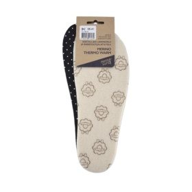 Omaking merino thermo warm meriinovillast pealispinnaga soojad barefoot jalanõude sisetallad