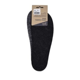 omaking dark thermo warm musta värvi soojast vildist sisetallad barefoot jalanõudele