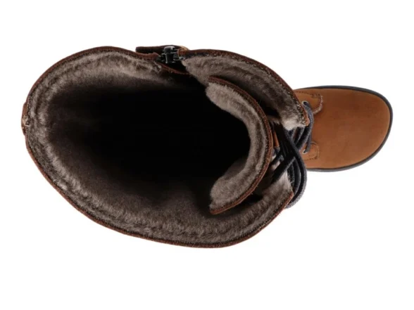 Koel Flora Lambswool Chocolate winter boots - Image 4