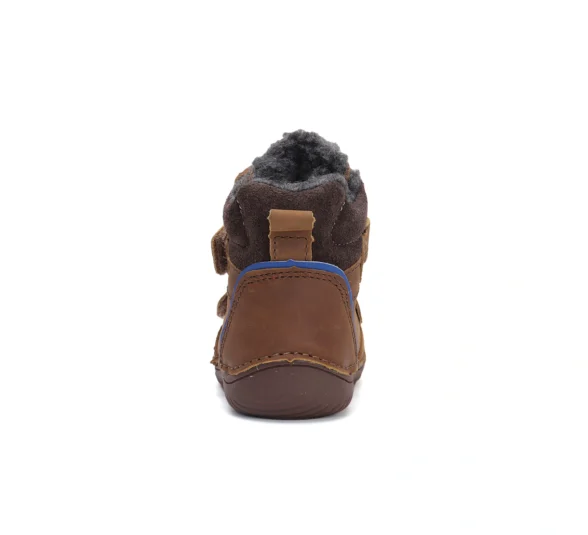 D.D.Step Sweetstep Chocolate Blue Stripe winter boots - Image 6