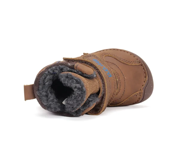 D.D.Step Sweetstep Chocolate Blue Stripe winter boots - Image 5